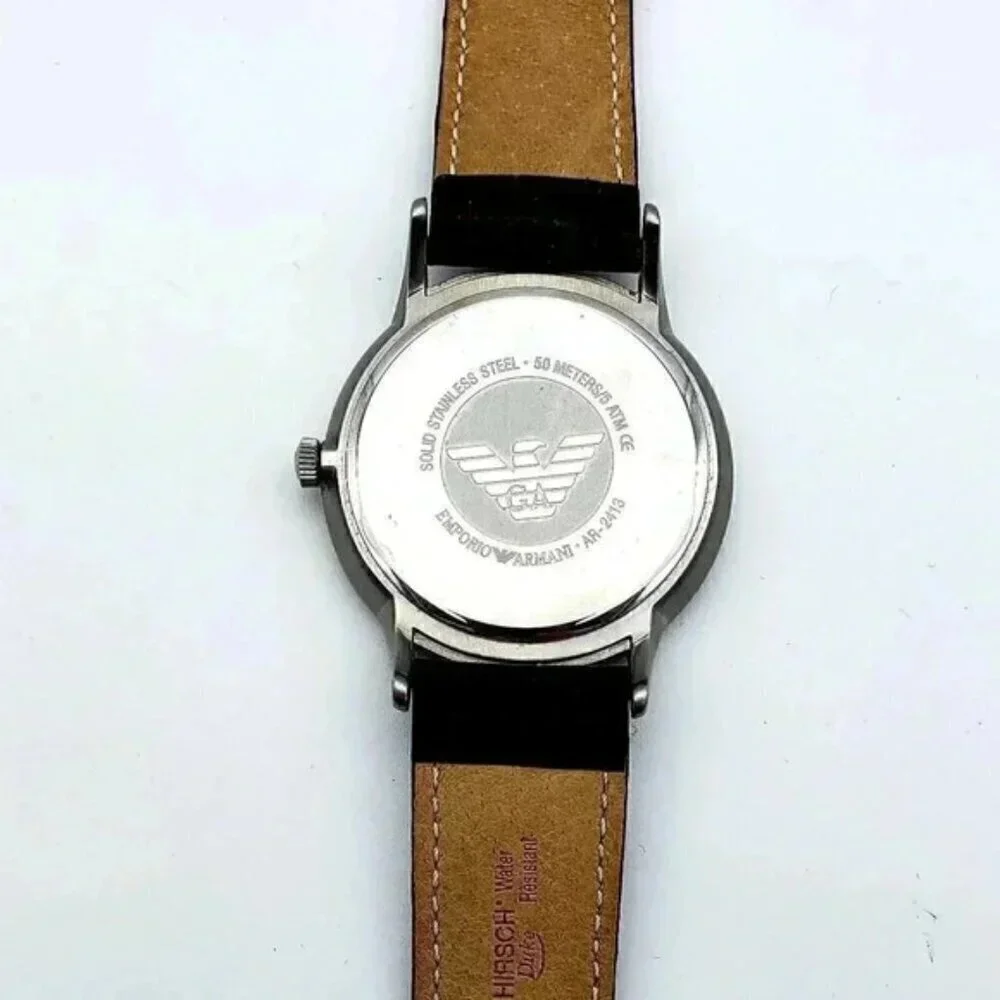 Emporio Armani Men's Leather Watch